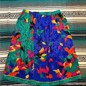 Colorful Floral Women's Skirt